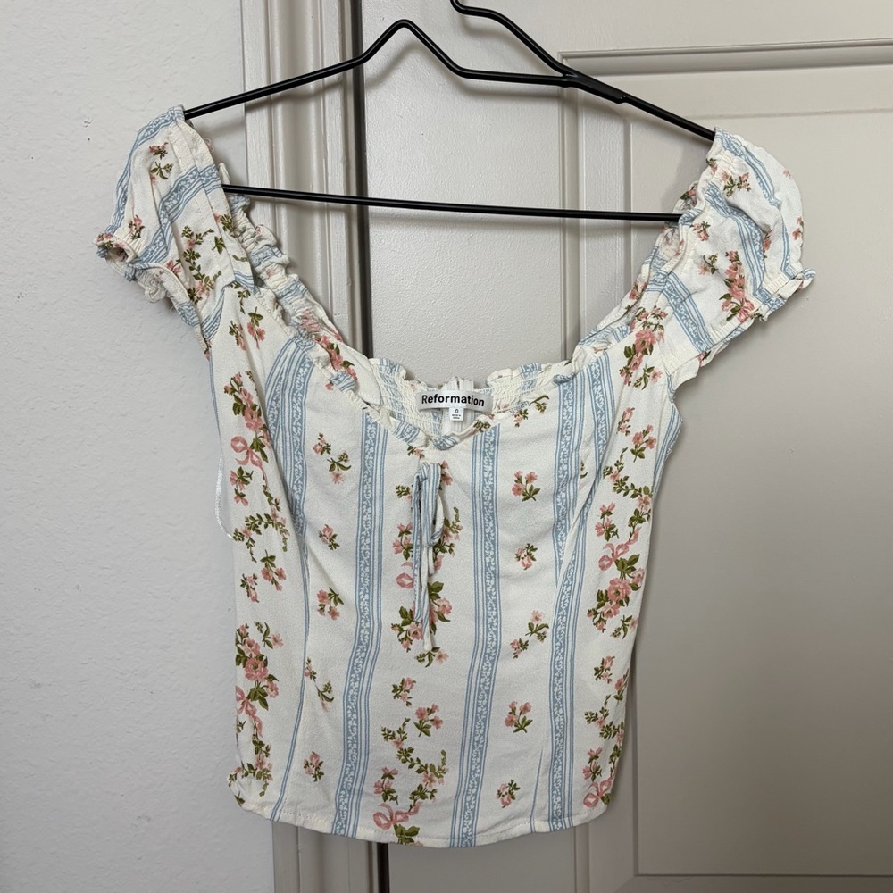 Reformation Ogden Floral Top - Picture 2 of 4